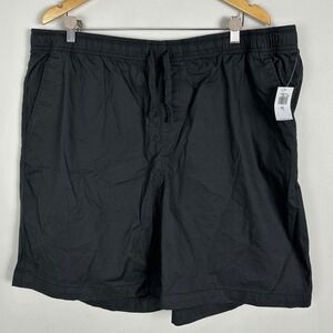 Old Navy Pull On Chino Shorts Mens Size XXL 7 Inch Panther Grey Black NEW‎ NWT